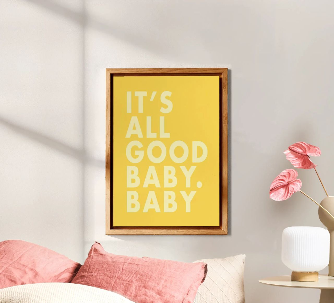 It's All Good Baby alu dibond de WORD & WONDER