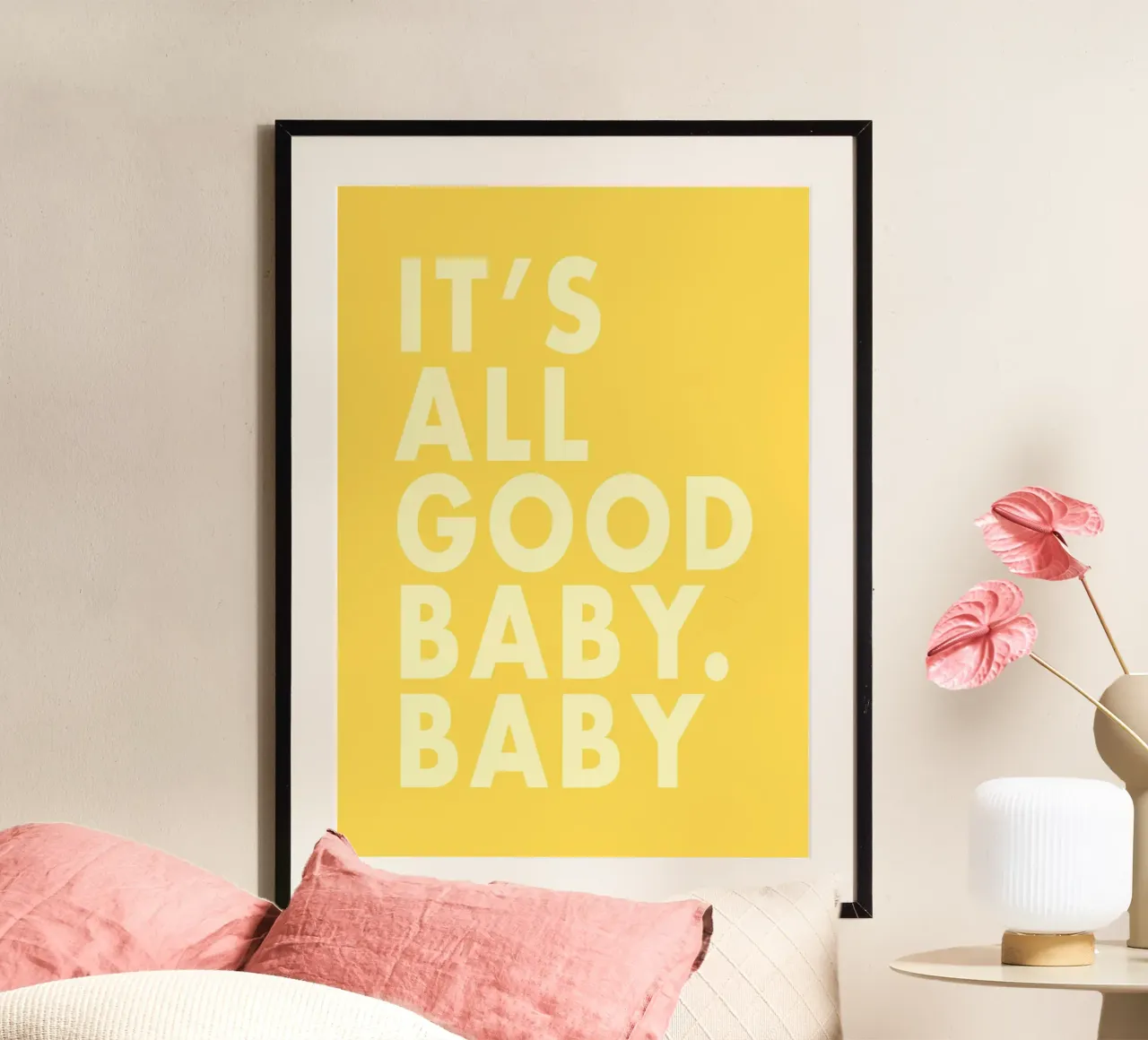 It's All Good Baby carta hahnemühle da WORD & WONDER