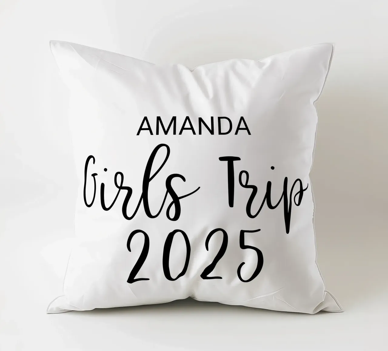 Viaggio per ragazze personalizzato cuscino da Personalized Art