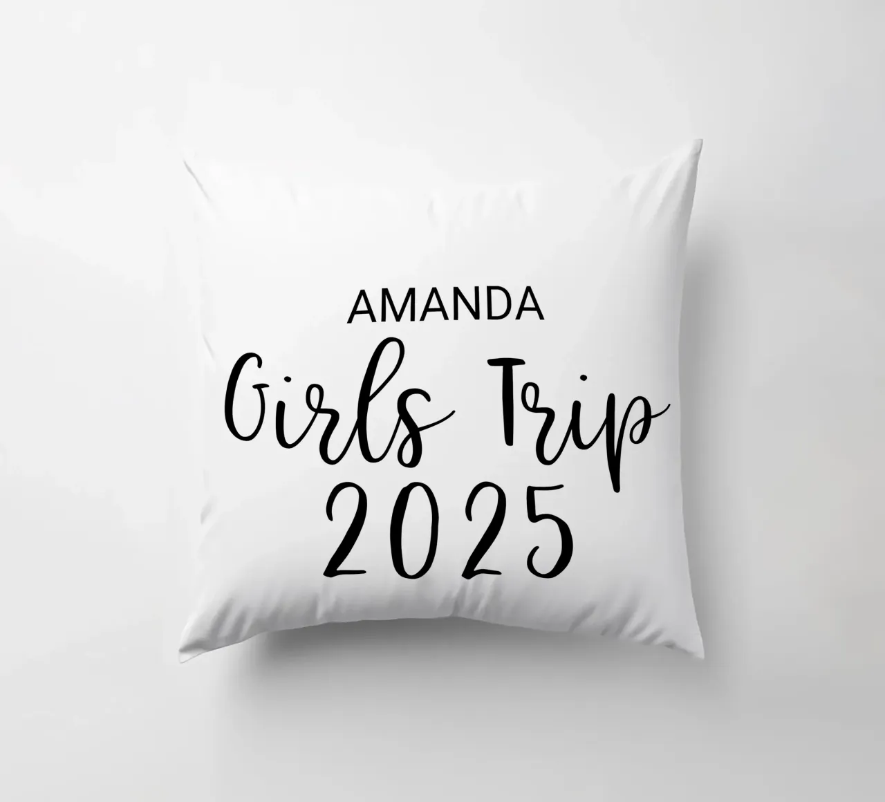 Viaggio per ragazze personalizzato cuscino da Personalized Art