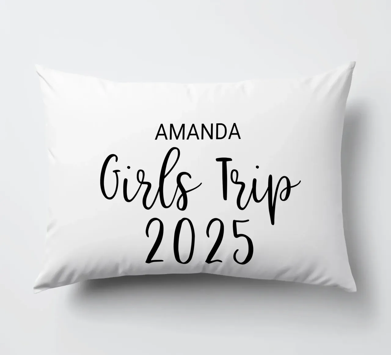 Viaggio per ragazze personalizzato cuscino da Personalized Art