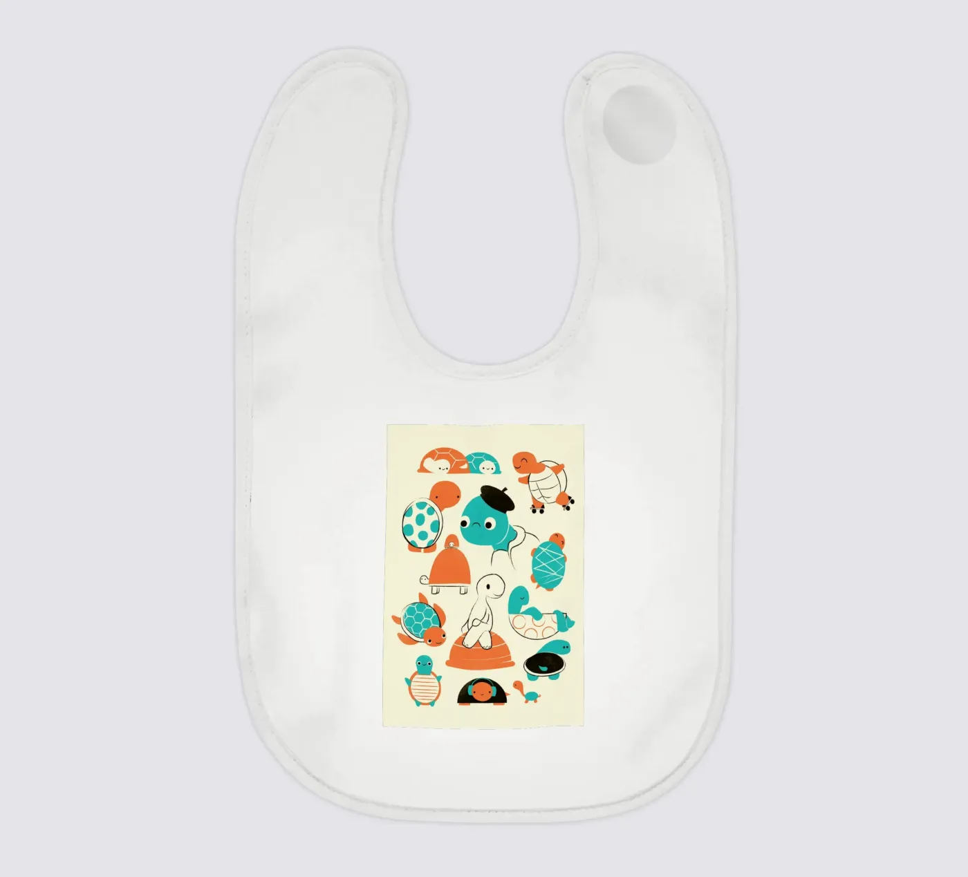 Turtles baby slabbetje van Jay Fleck