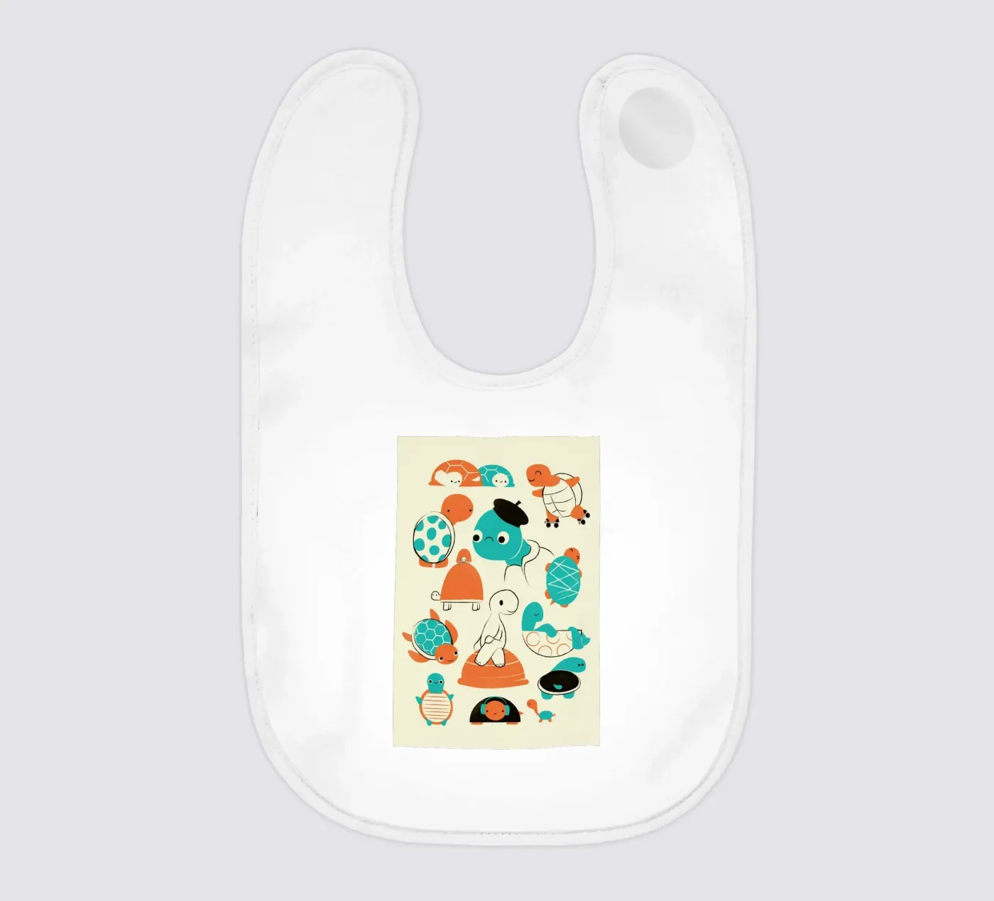 Turtles baby slabbetje van Jay Fleck