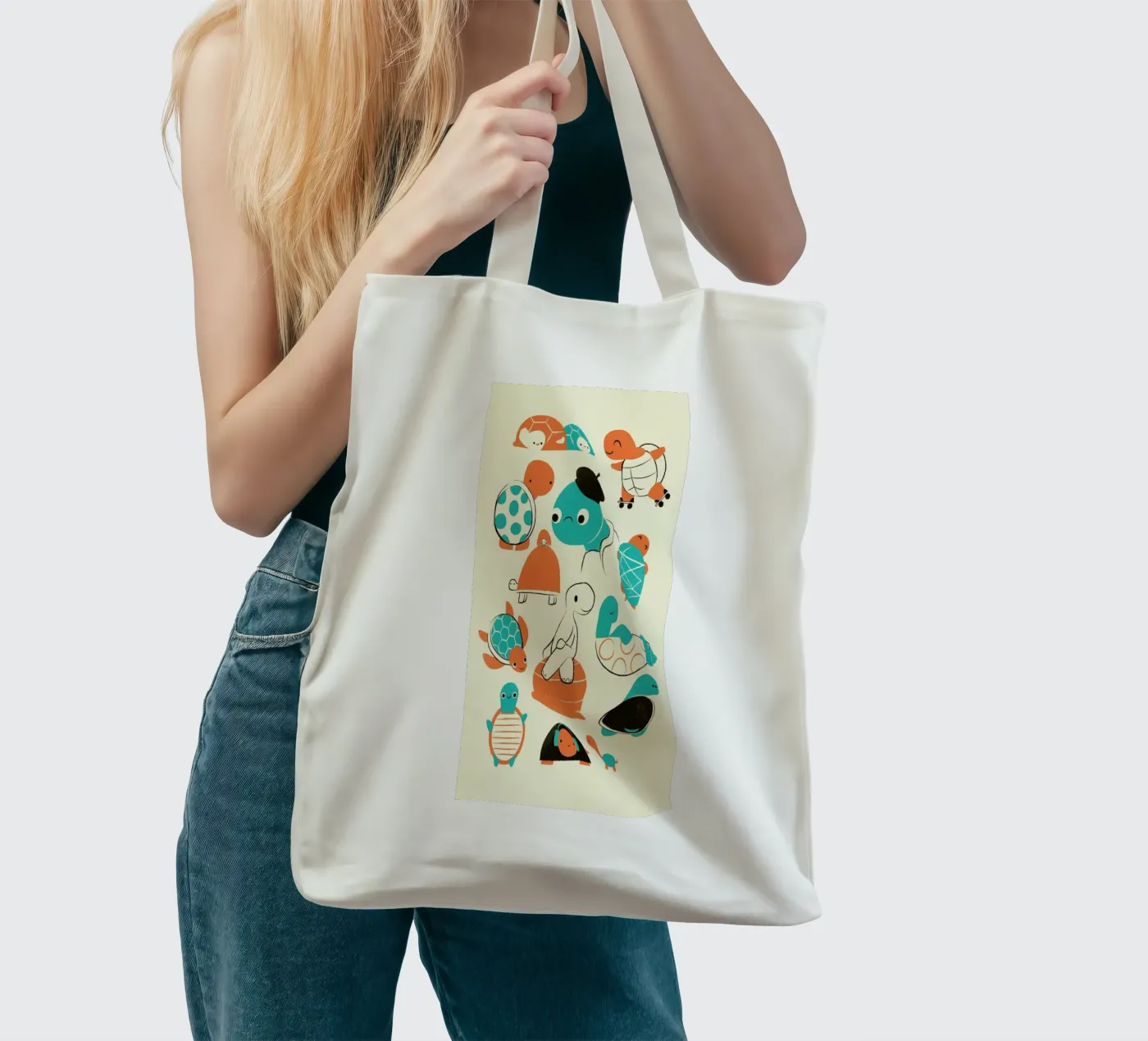 Turtles tote bag by Jay Fleck