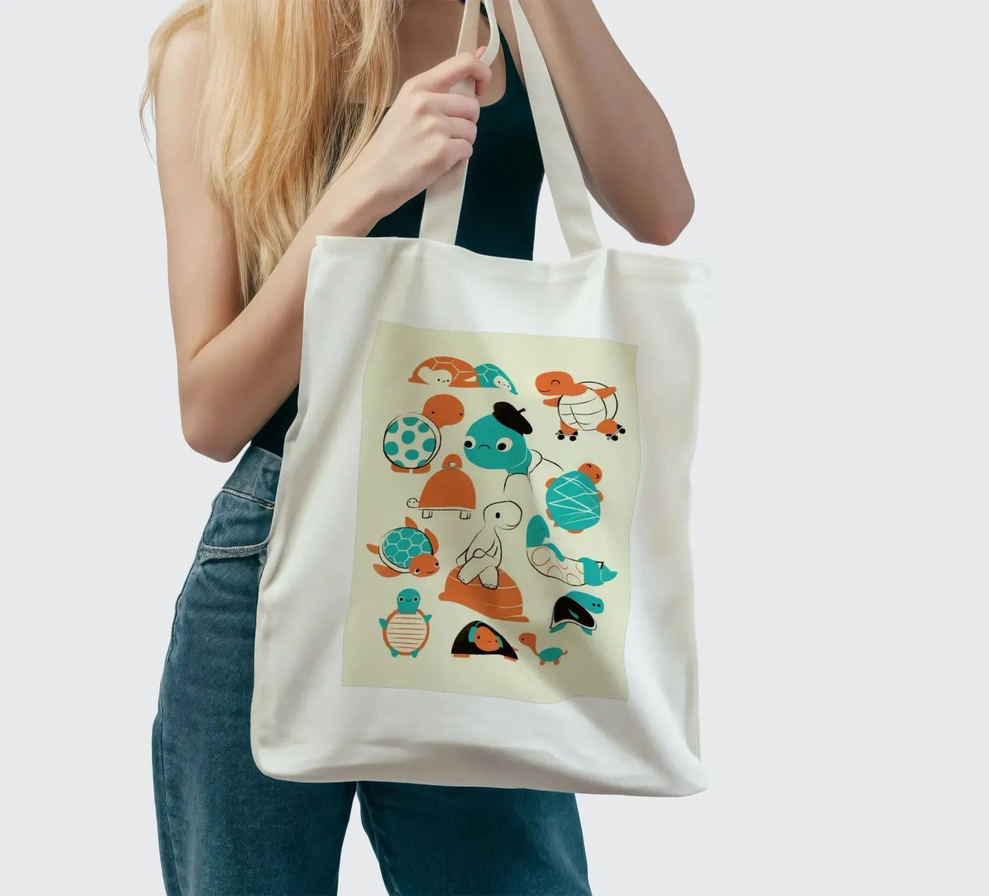 Turtles tote bag by Jay Fleck