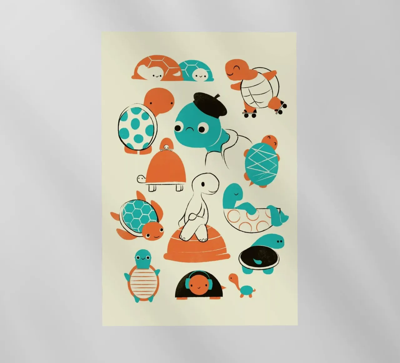 Turtles pellicola backlit da Jay Fleck