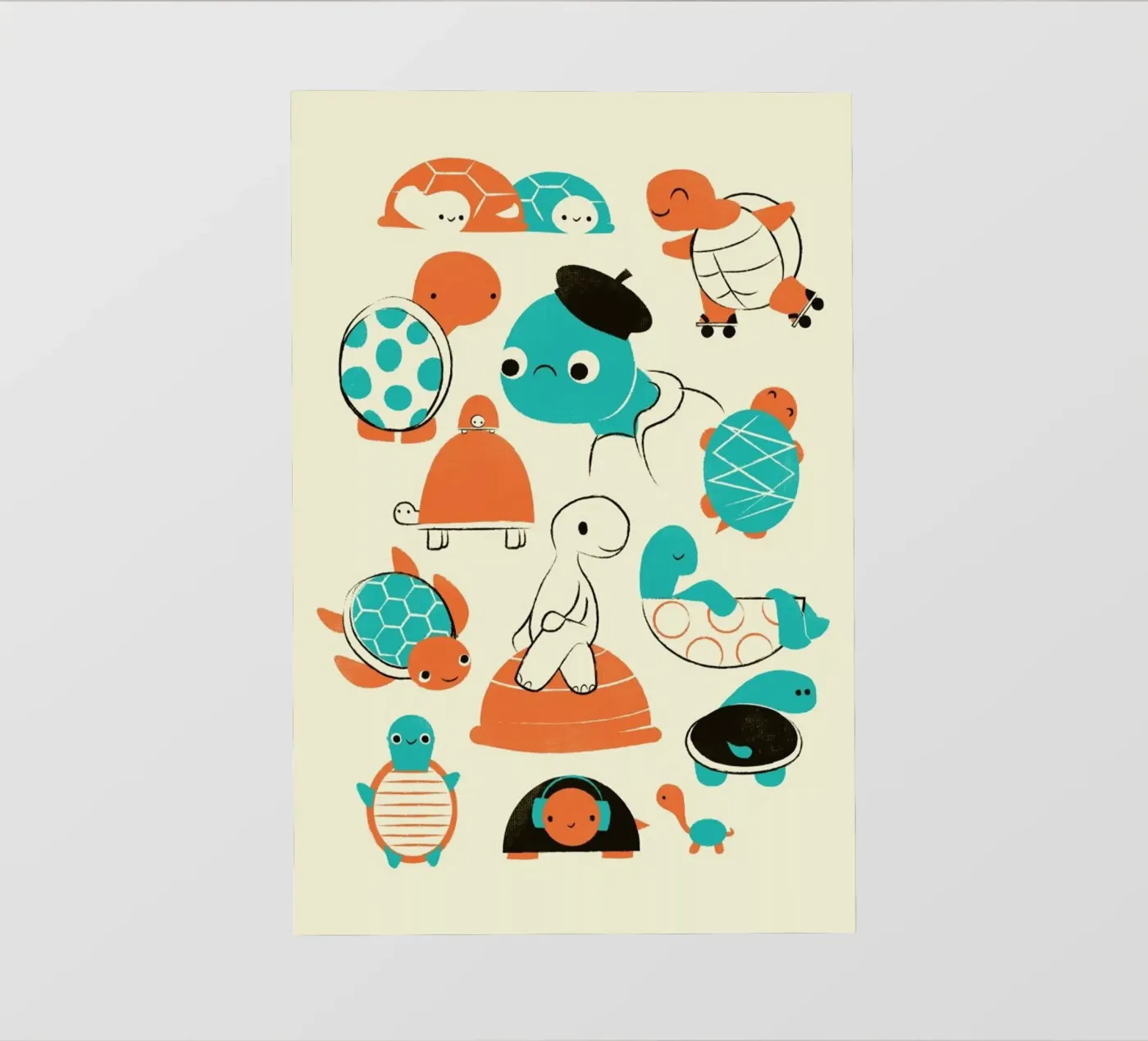 Turtles backlit film by Jay Fleck