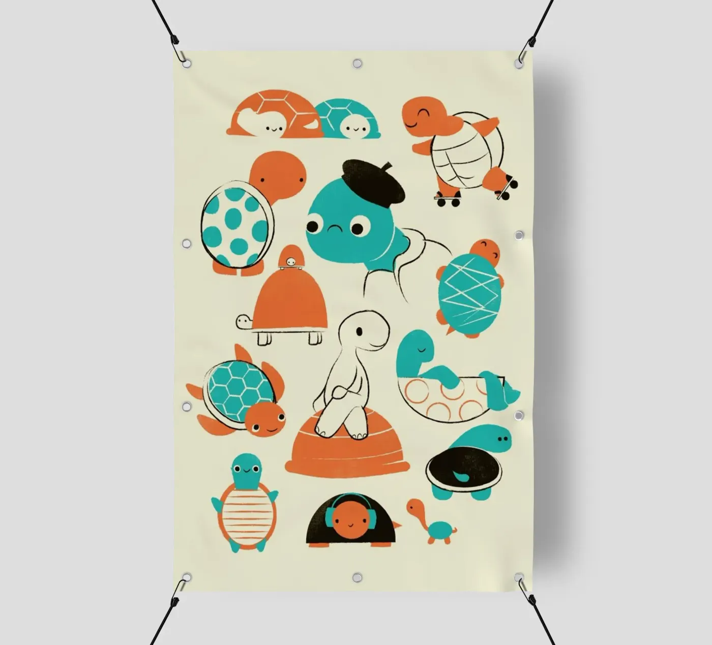 Turtles telo in pvc da Jay Fleck