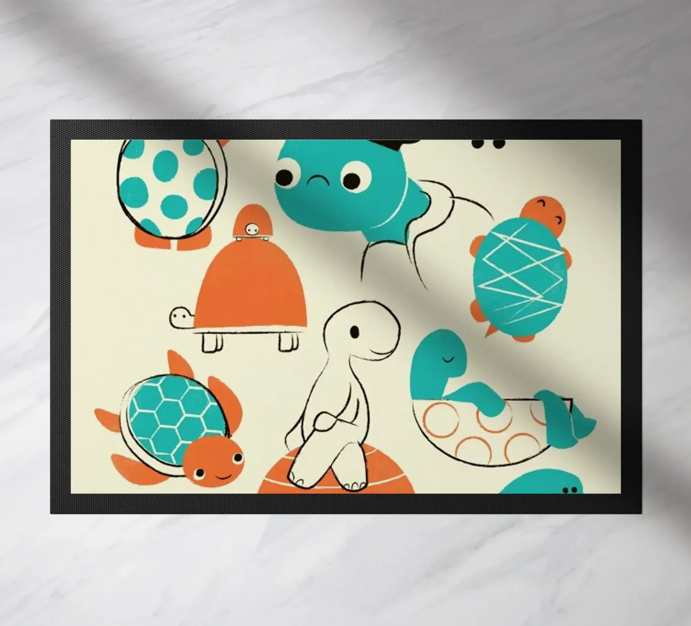Turtles doormat by Jay Fleck
