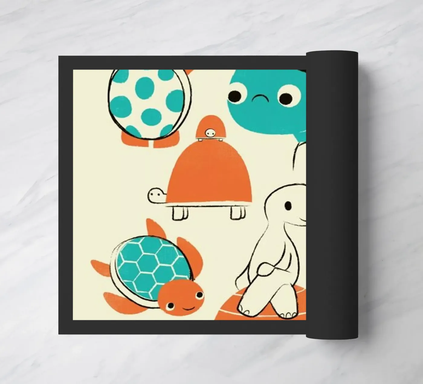 Turtles Fußmatte von Jay Fleck