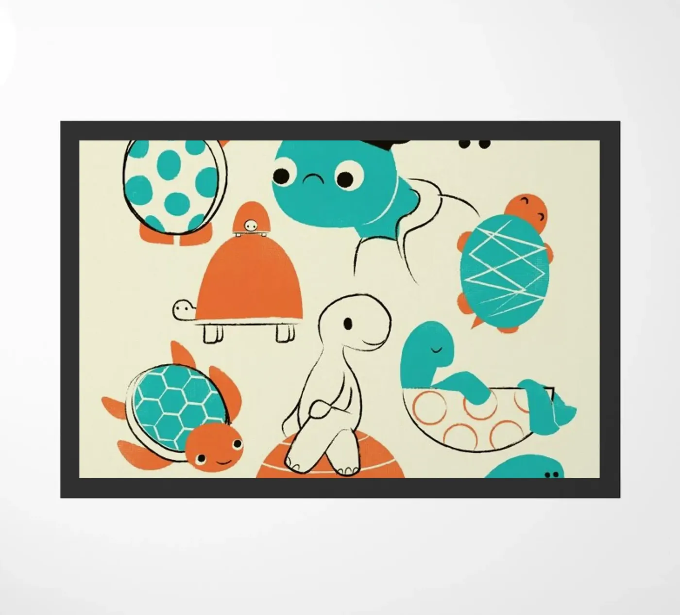 Turtles doormat by Jay Fleck