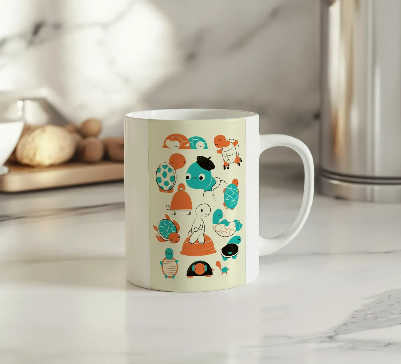 Turtles tazza in ceramica da Jay Fleck