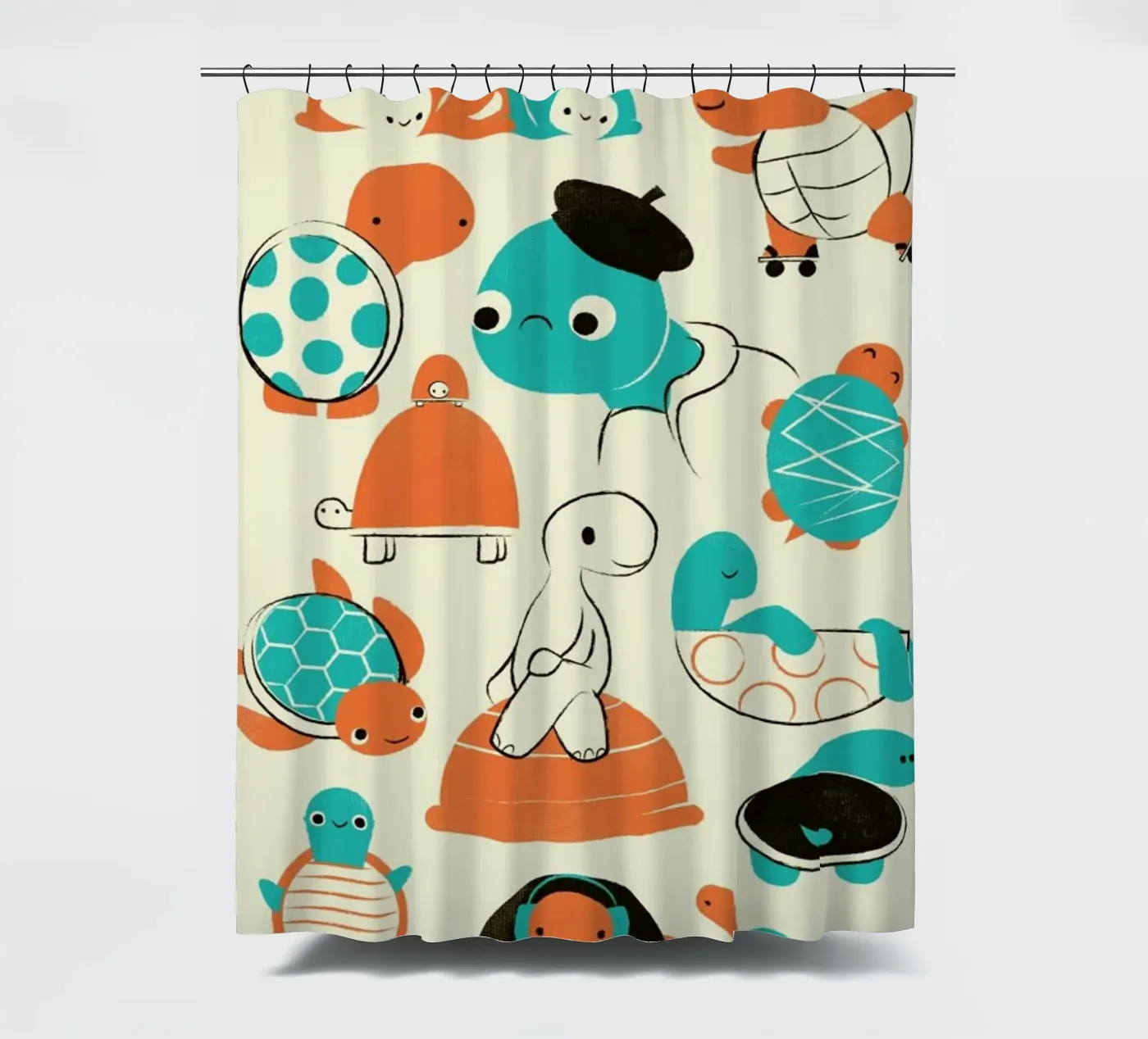 Turtles Duschvorhang von Jay Fleck