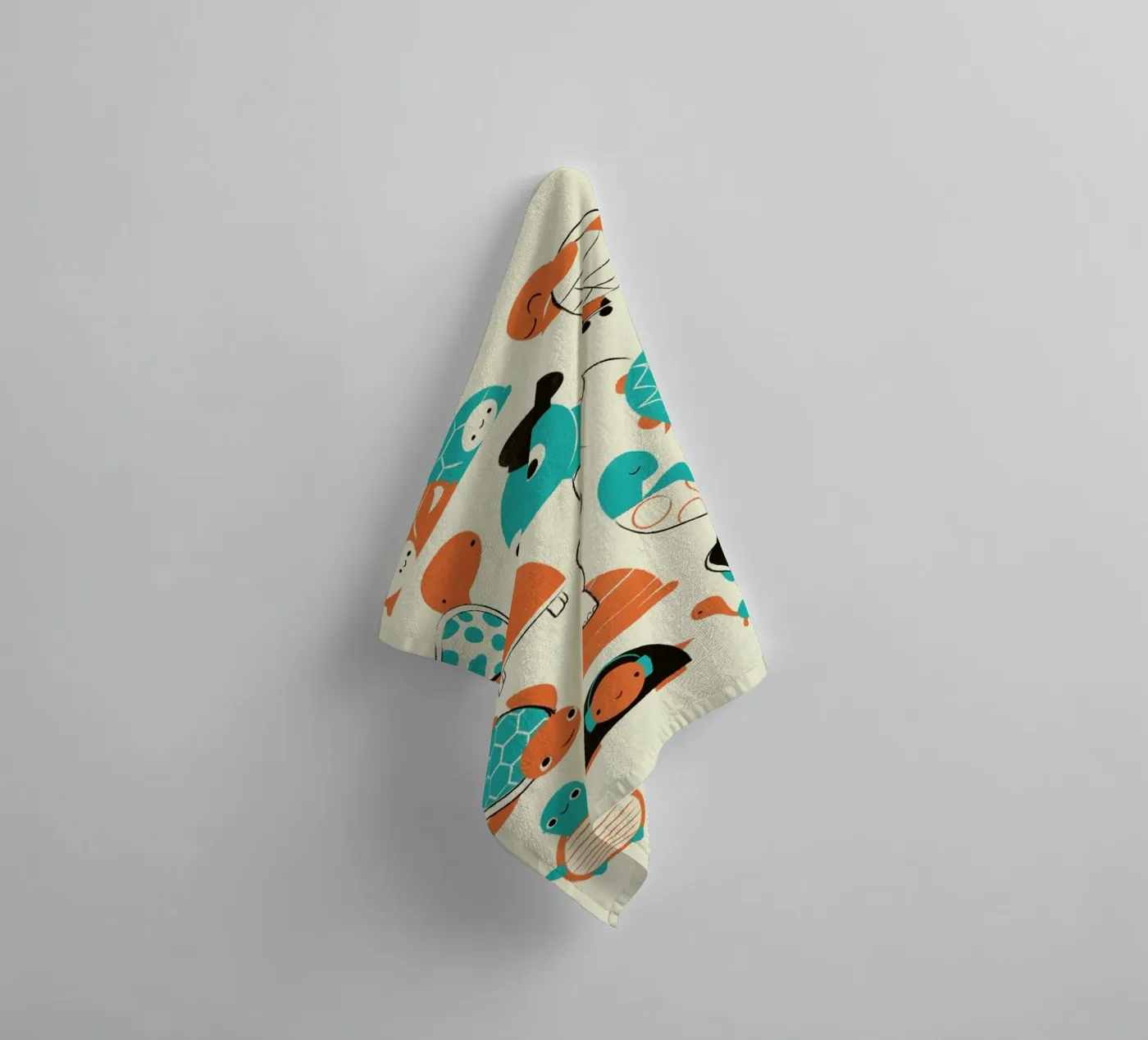 Turtles towel by Jay Fleck