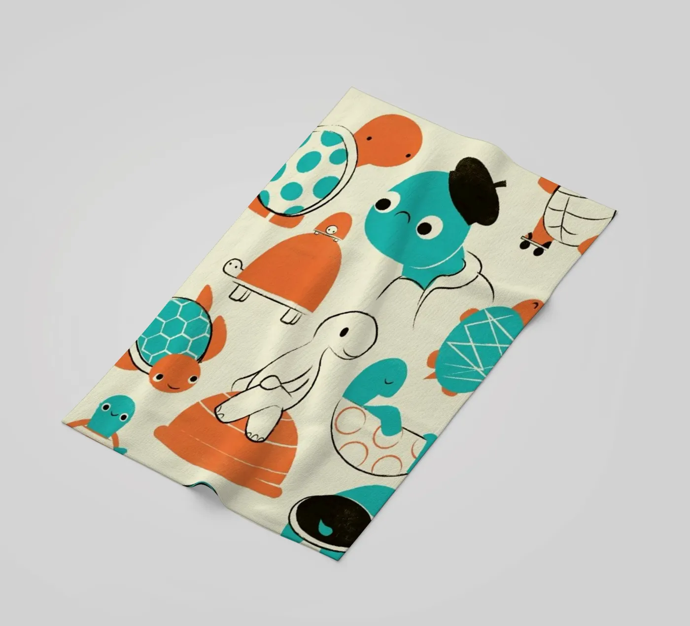 Turtles beach towel by Jay Fleck