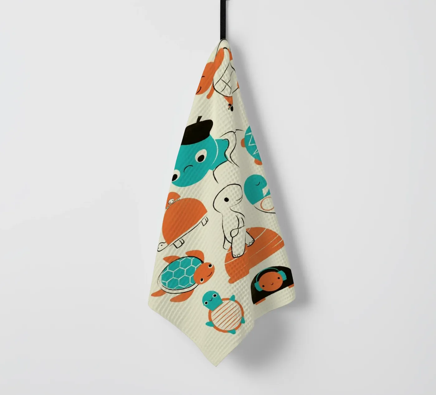 Turtles tea towel by Jay Fleck