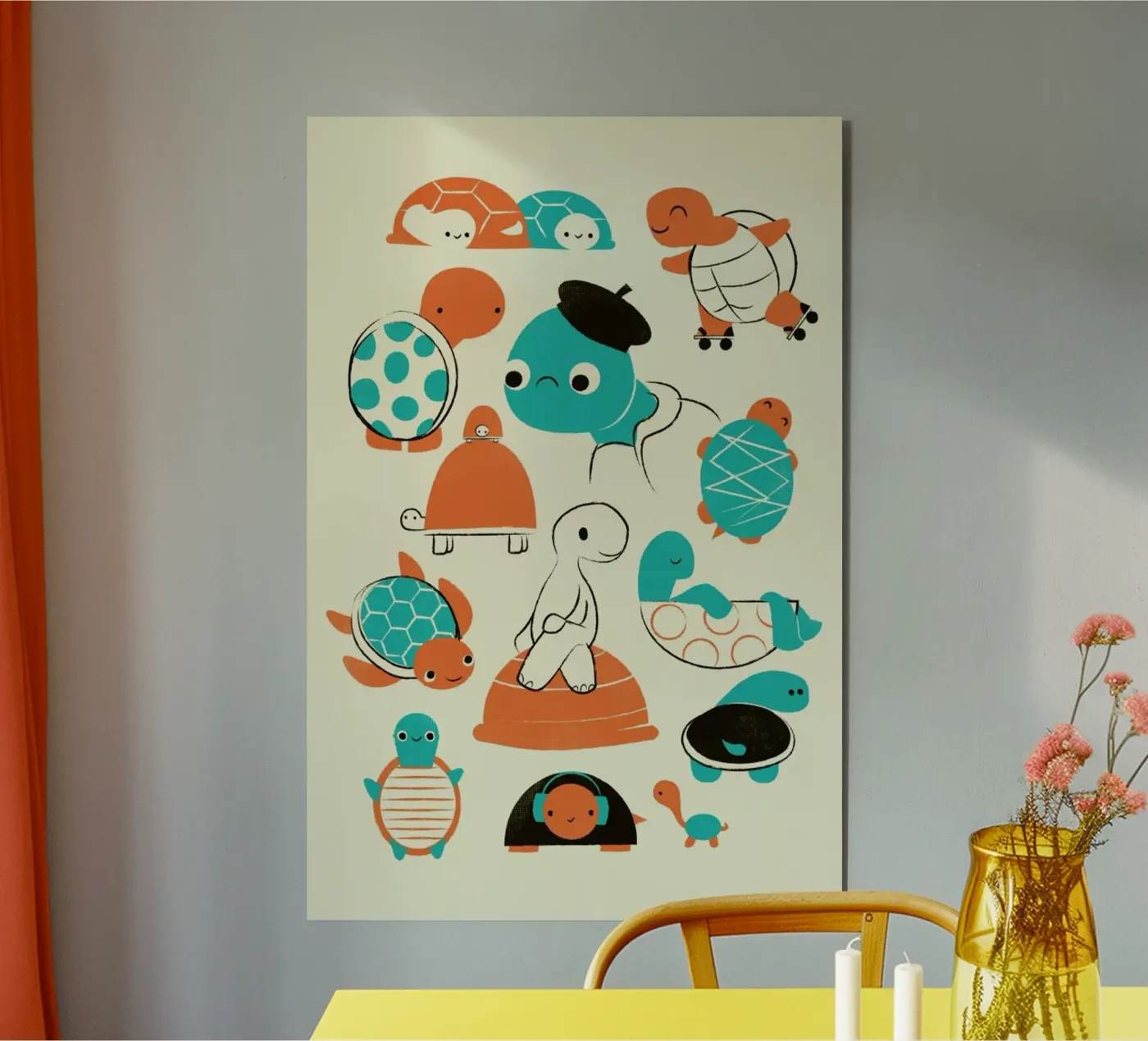 Turtles alluminio dibond da Jay Fleck