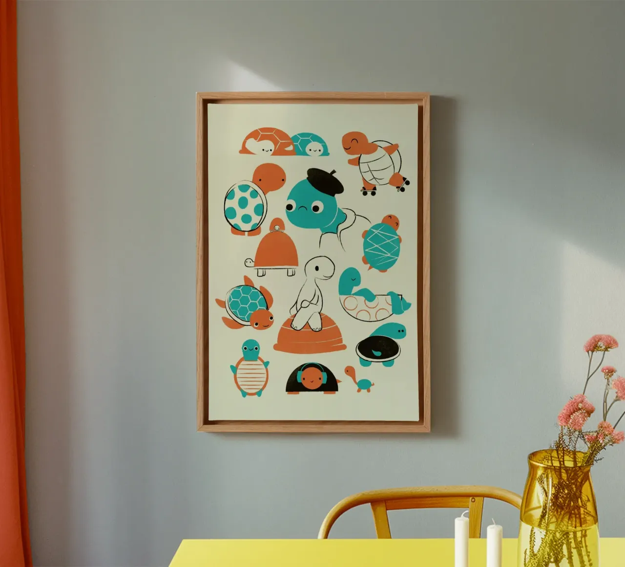 Turtles tela da Jay Fleck