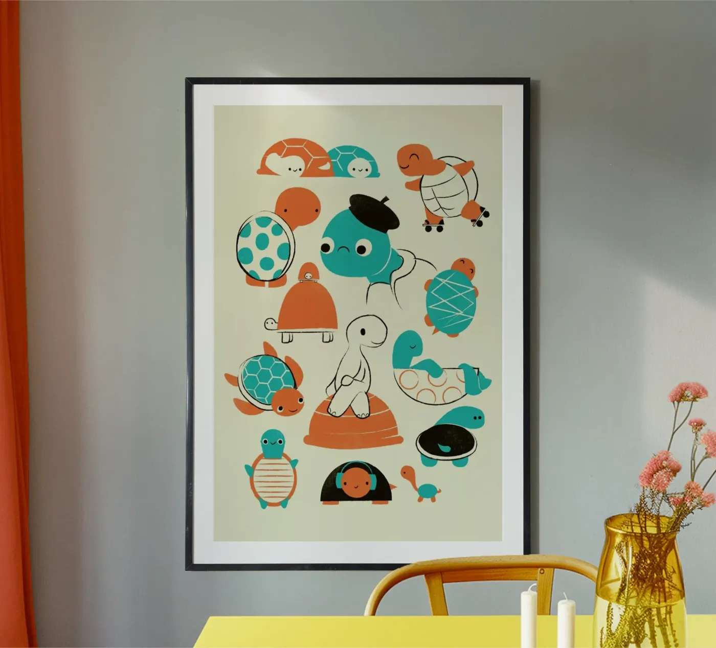 Turtles Poster von Jay Fleck