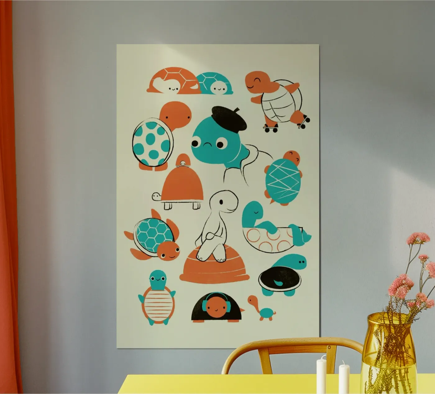 Turtles Poster von Jay Fleck