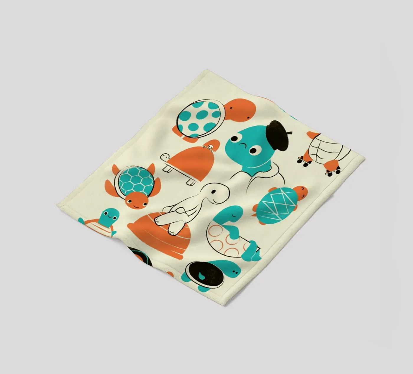 Turtles Fleecedecke von Jay Fleck
