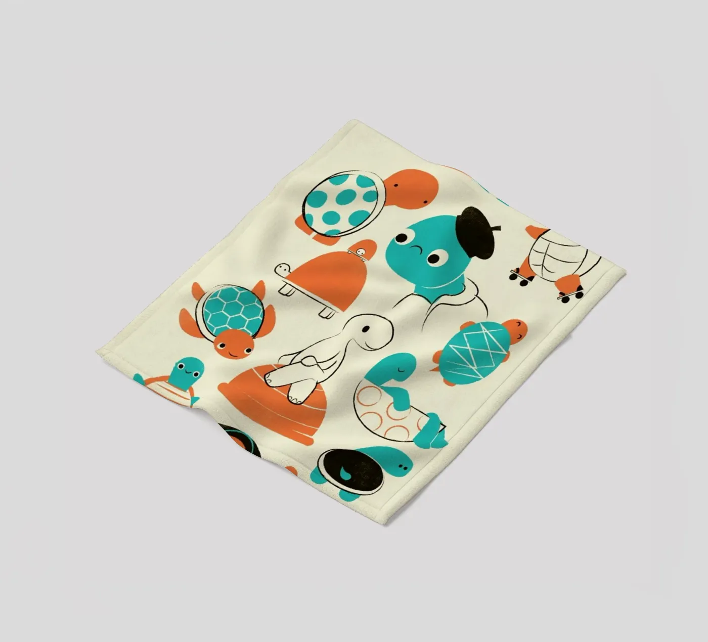 Turtles Fleecedecke von Jay Fleck