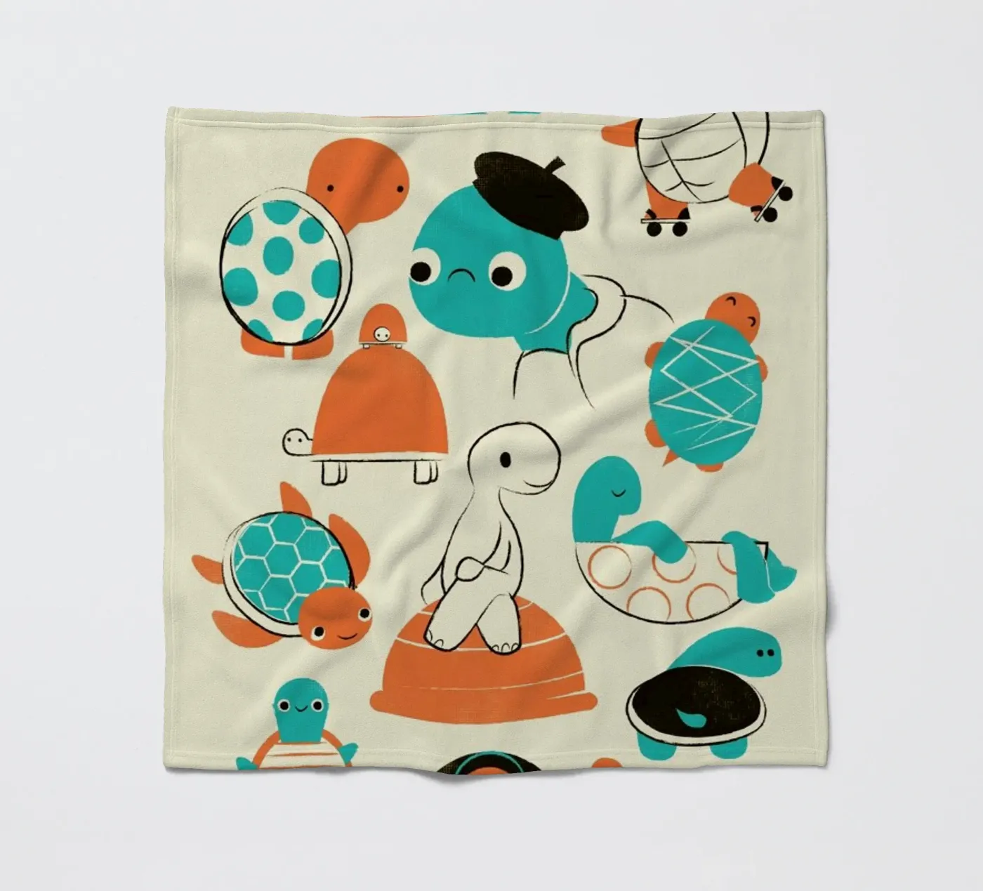 Turtles Fleecedecke von Jay Fleck