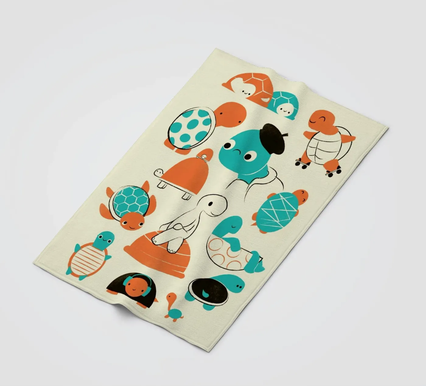 Turtles Fleecedecke von Jay Fleck