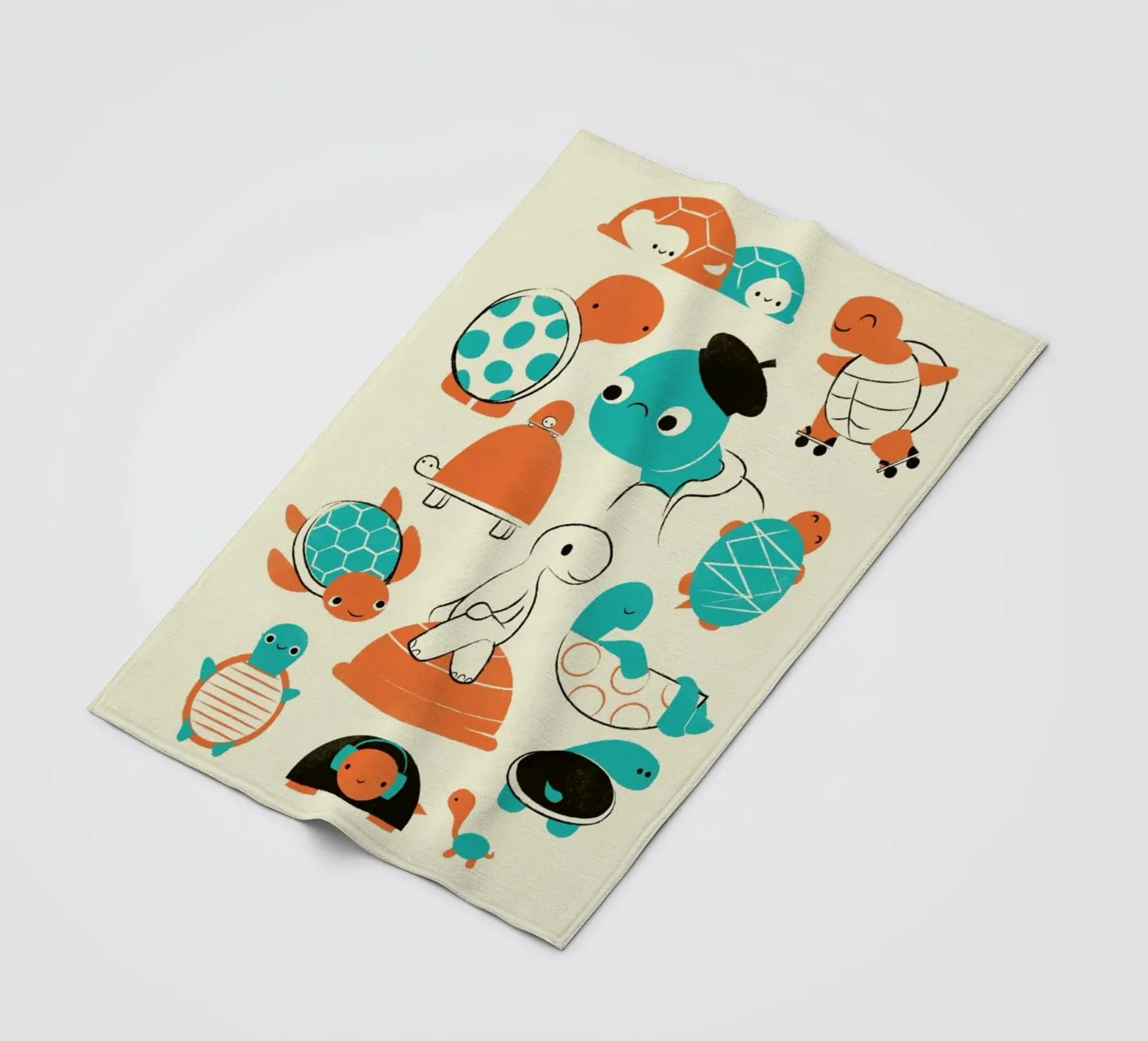 Turtles Fleecedecke von Jay Fleck