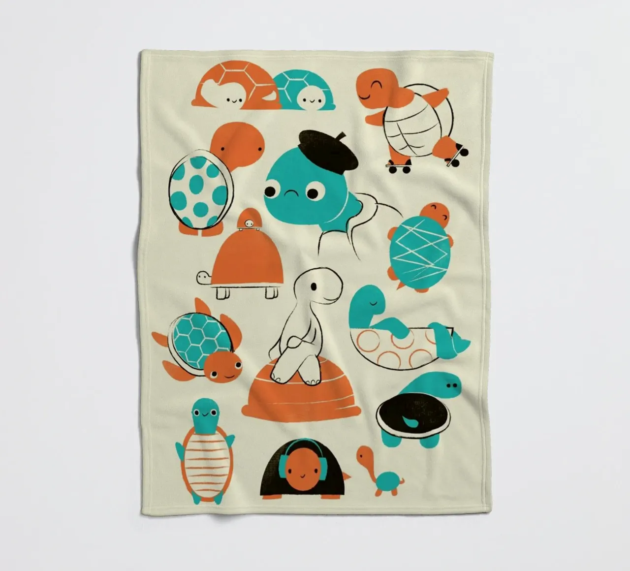 Turtles coperta in pile da Jay Fleck