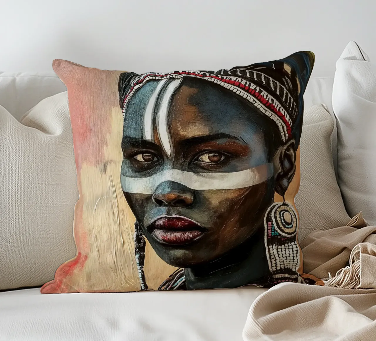 Bellezza africana cuscino da Carinaprint