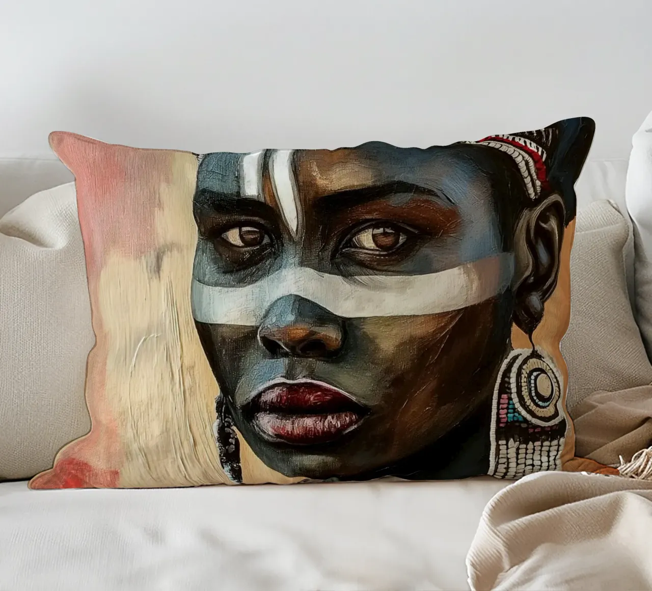 Bellezza africana cuscino da Carinaprint