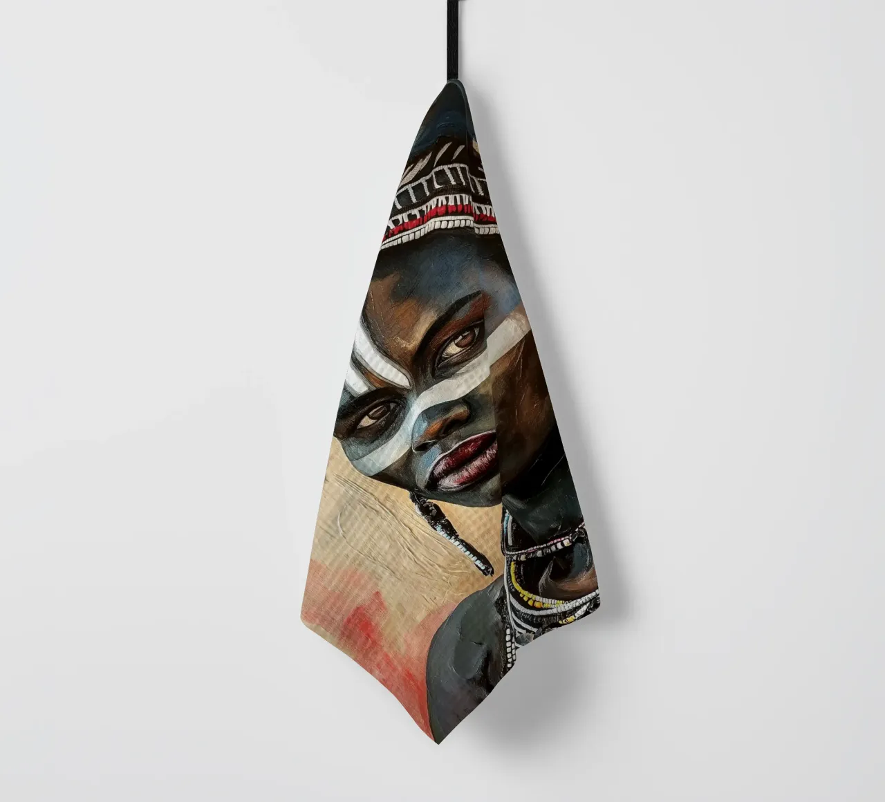 Bellezza africana canovaccio da cucina da Carinaprint