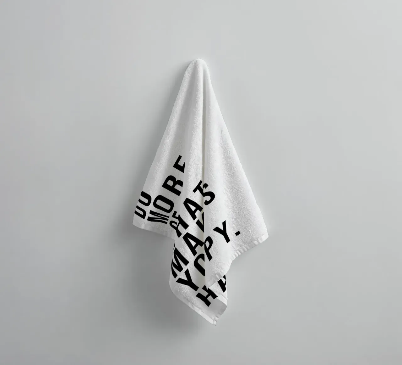 Do more of what makes you happy. towel by WORD & WONDER