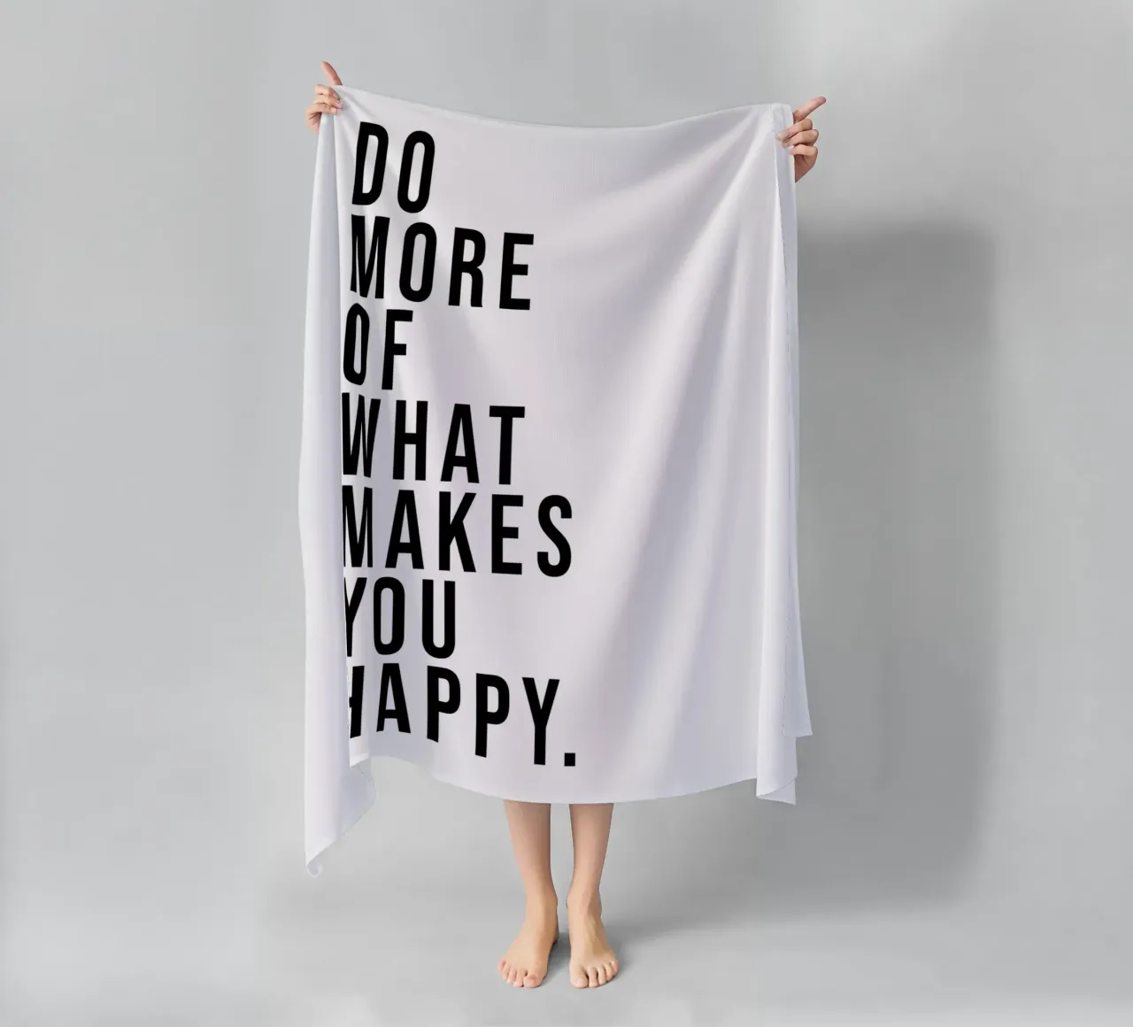 Do more of what makes you happy. telo mare da WORD & WONDER