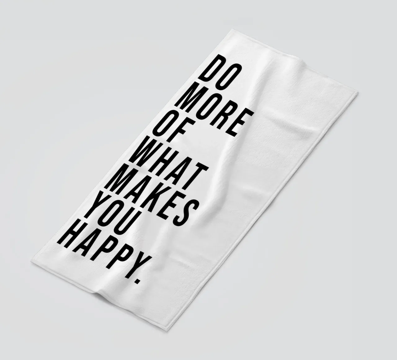 Do more of what makes you happy. telo mare da WORD & WONDER
