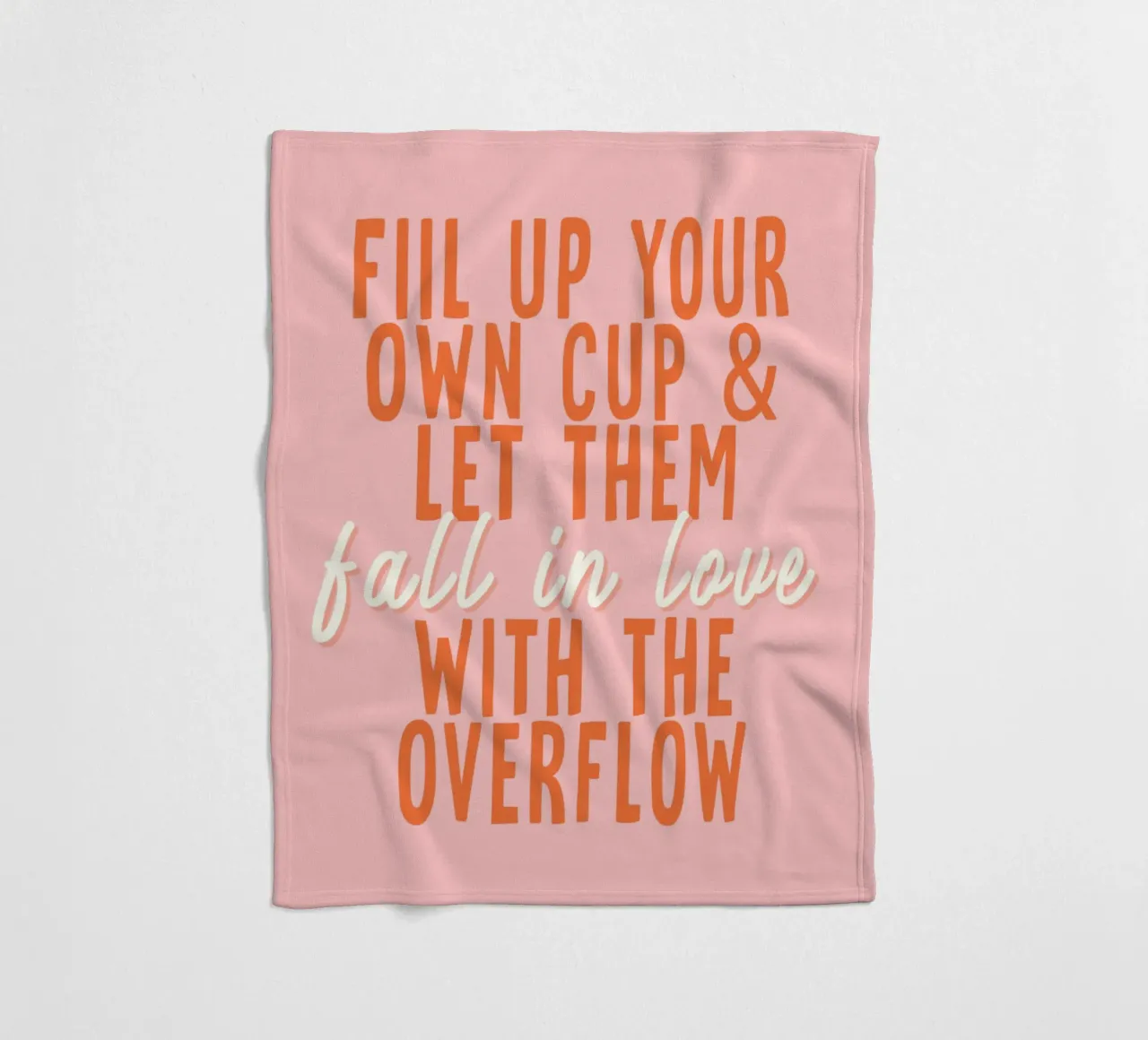 Fall in Love coperta in pile da WORD & WONDER
