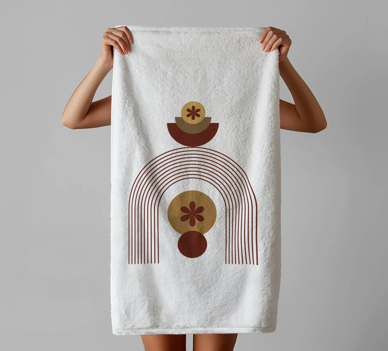 Modern Minimalist Simple Aesthetic towel by YSV MINIMALIST