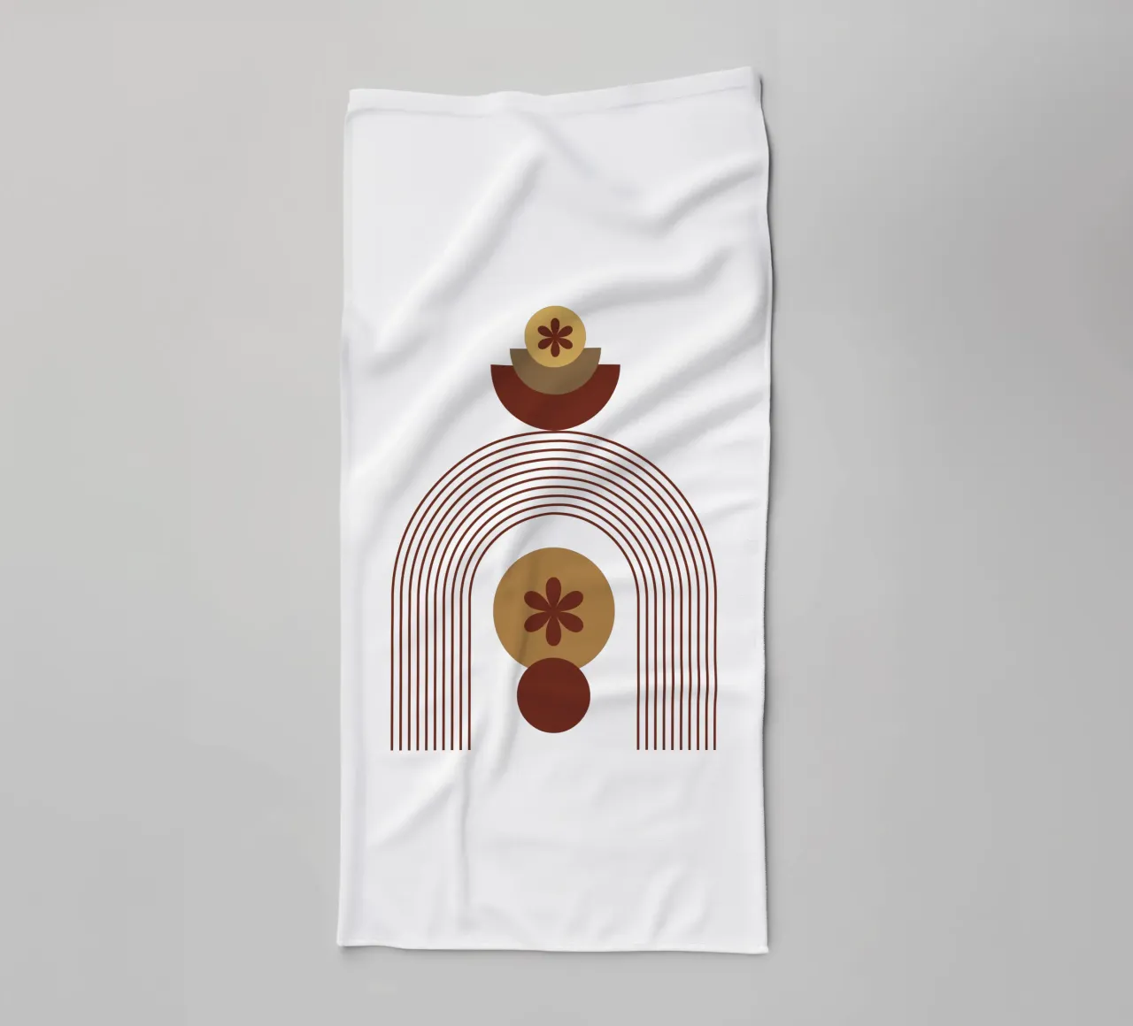 Modern Minimalist Simple Aesthetic towel by YSV MINIMALIST