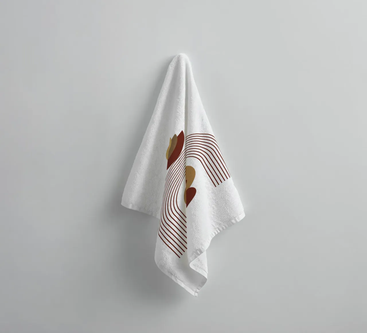 Modern Minimalist Simple Aesthetic towel by YSV MINIMALIST