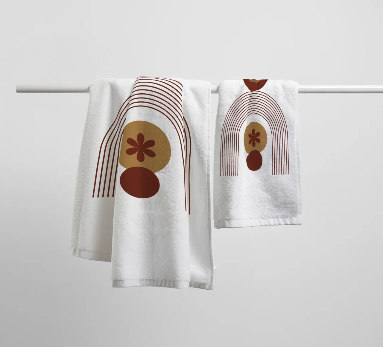 Modern Minimalist Simple Aesthetic towel by YSV MINIMALIST