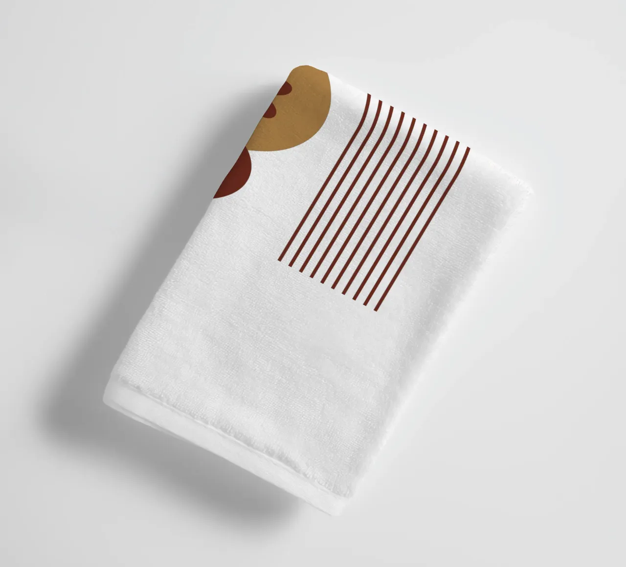 Modern Minimalist Simple Aesthetic towel by YSV MINIMALIST