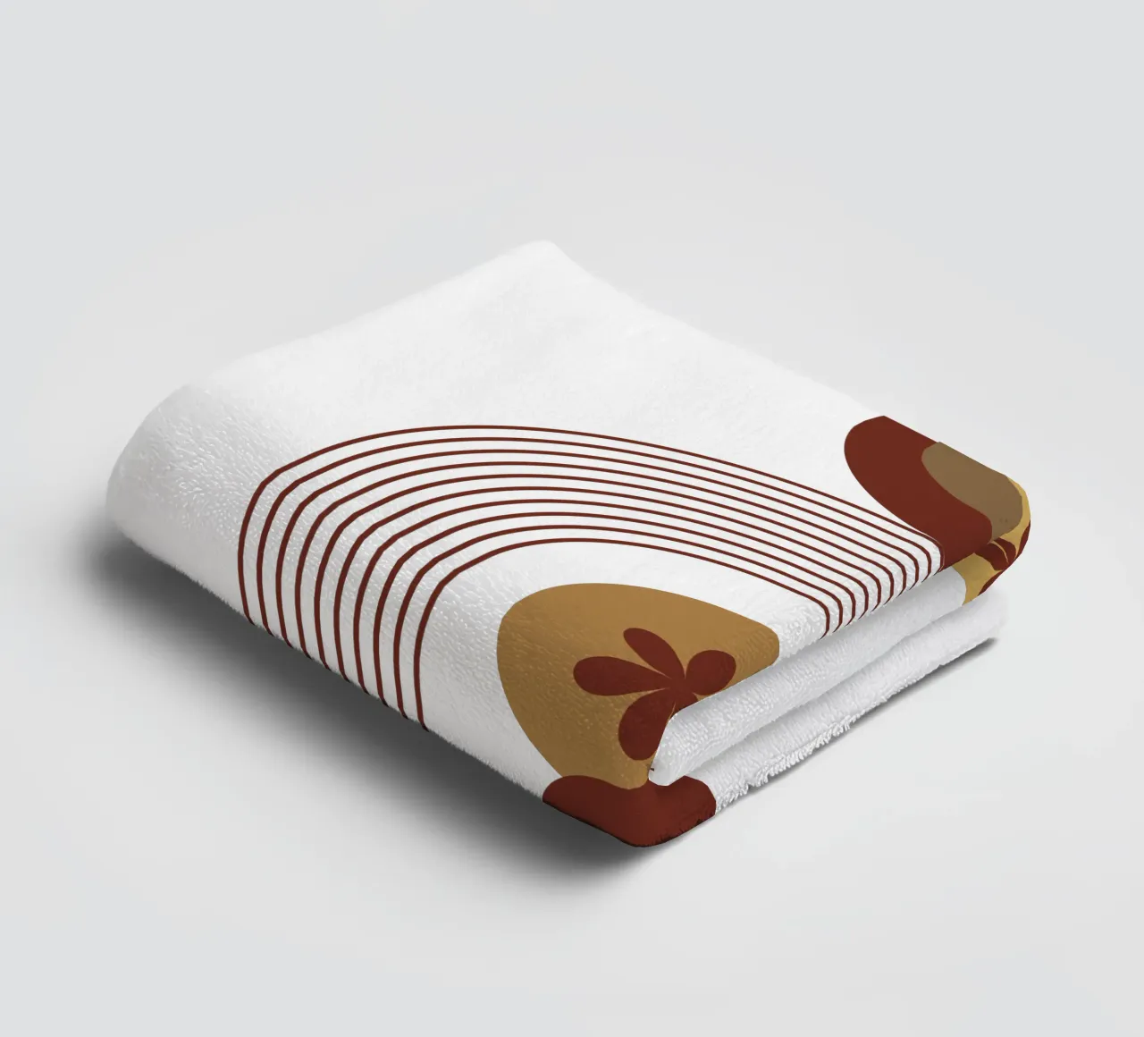Modern Minimalist Simple Aesthetic towel by YSV MINIMALIST