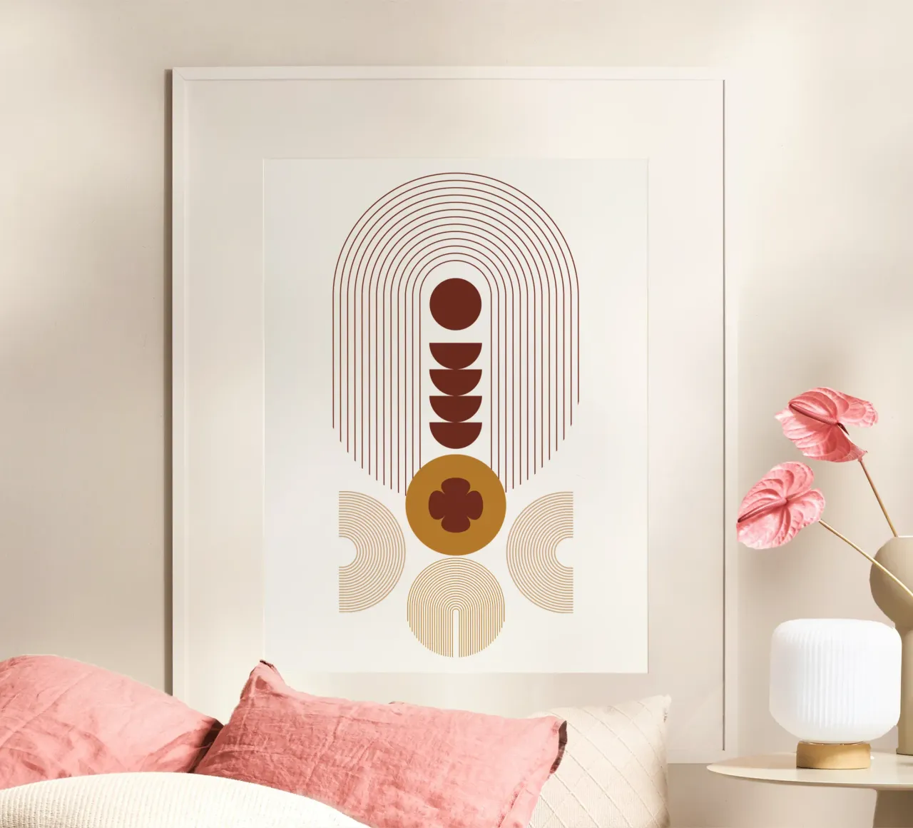 Estetica moderna minimalista e semplice poster con telaio in alluminio da YSV MINIMALIST