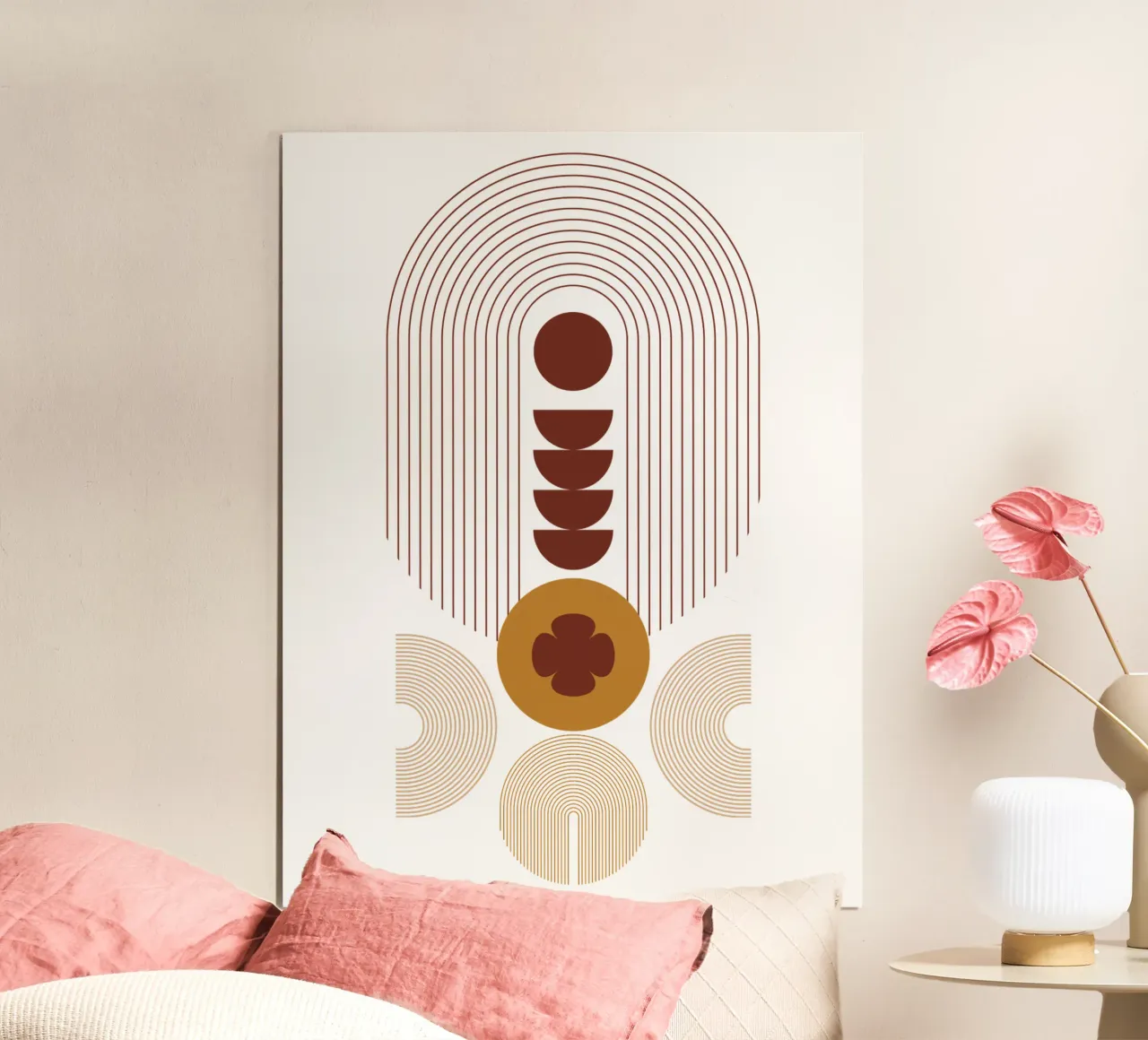 Estetica moderna minimalista e semplice poster con telaio in alluminio da YSV MINIMALIST