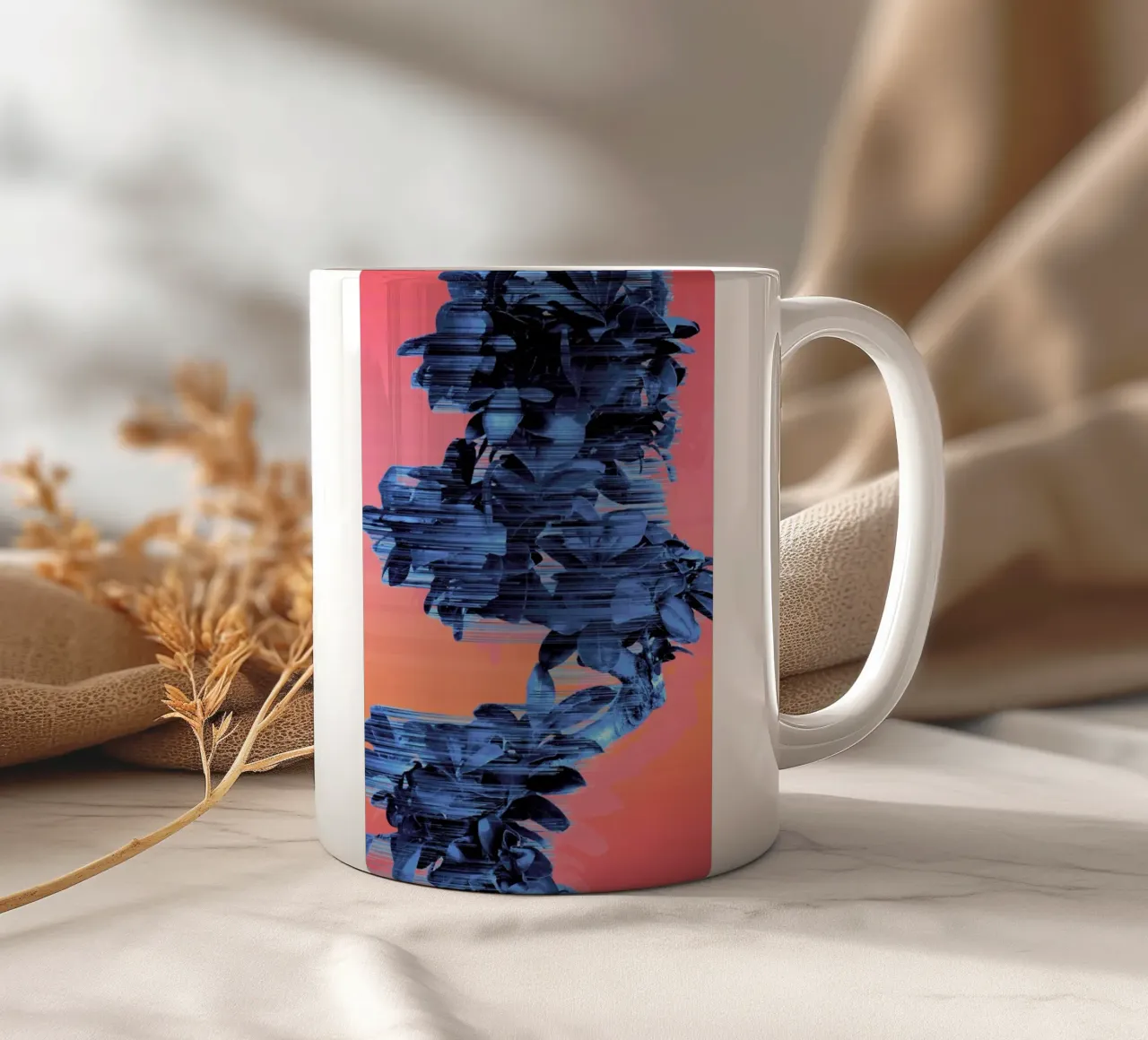 Velocious Blue Little Tree tazza in ceramica da Adam Priester