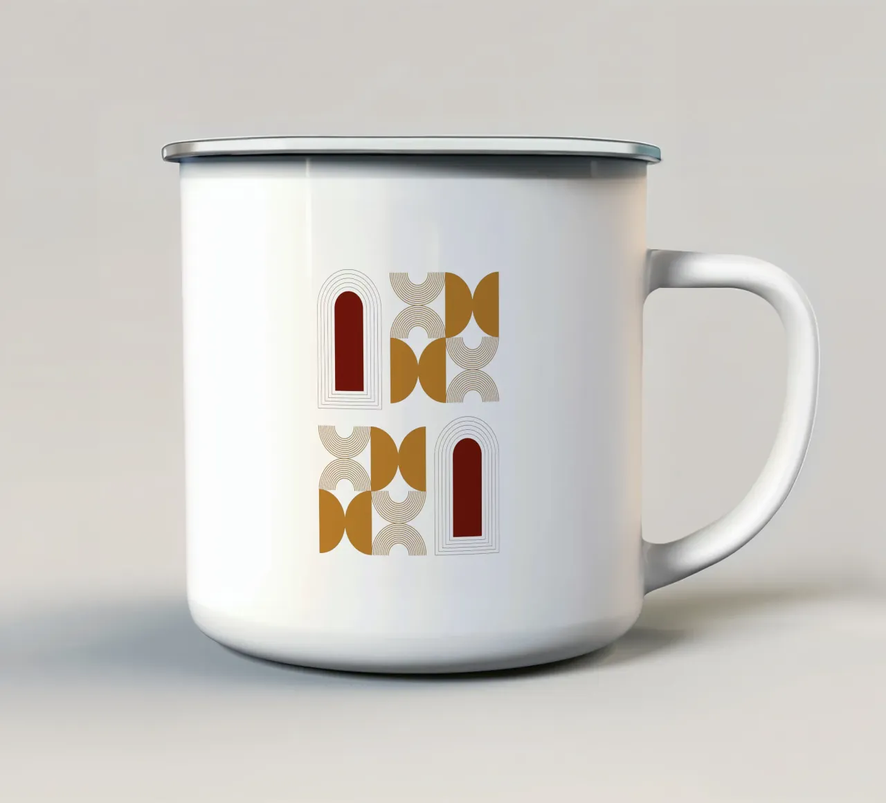 Estetica moderna minimalista e semplice tazza in smalto da YSV MINIMALIST