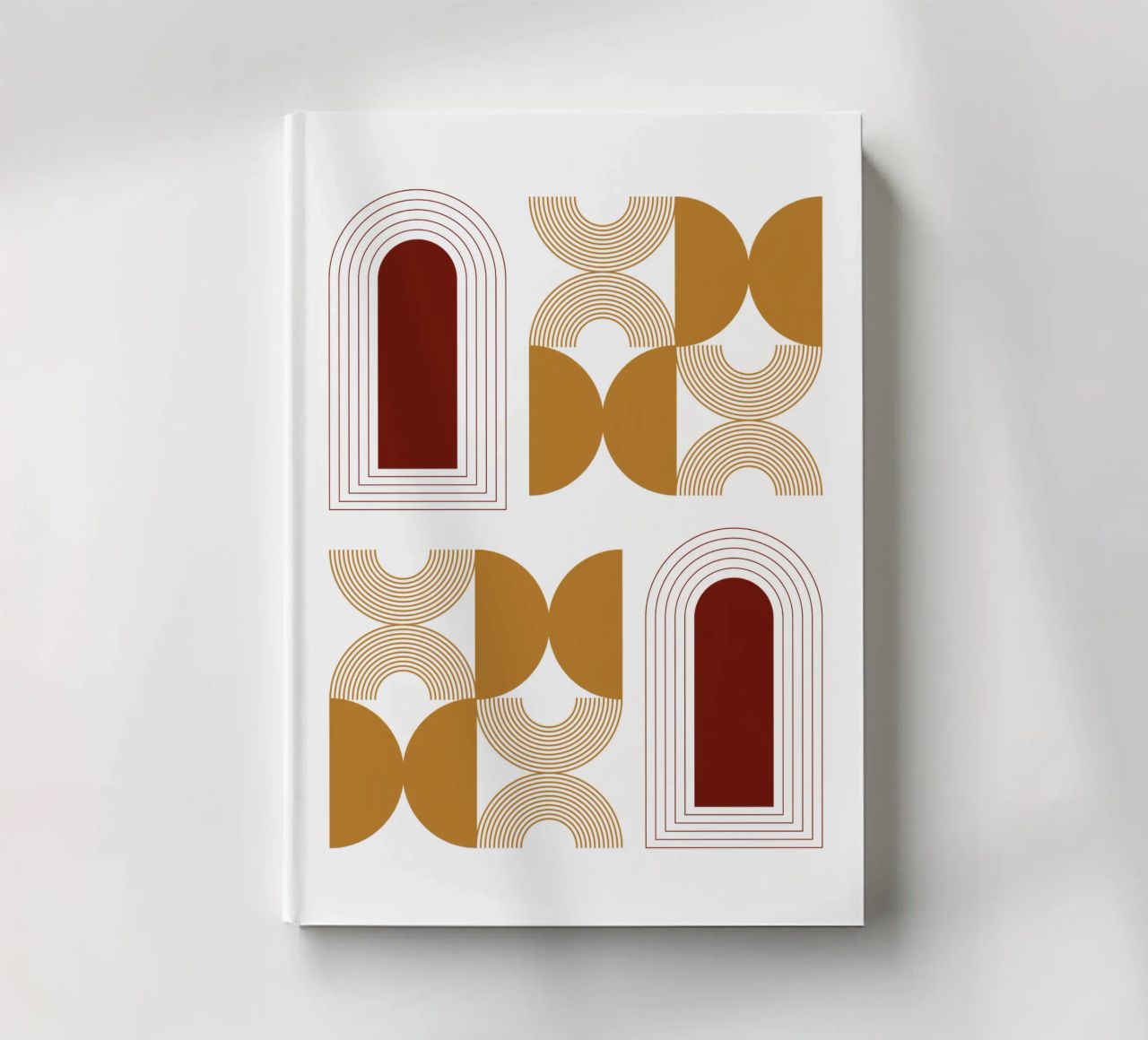 Modern Minimalist Simple Aesthetic notebook by YSV MINIMALIST