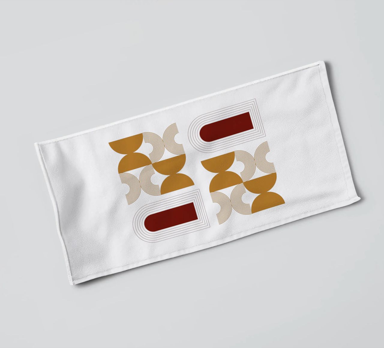Modern Minimalist Simple Aesthetic towel by YSV MINIMALIST