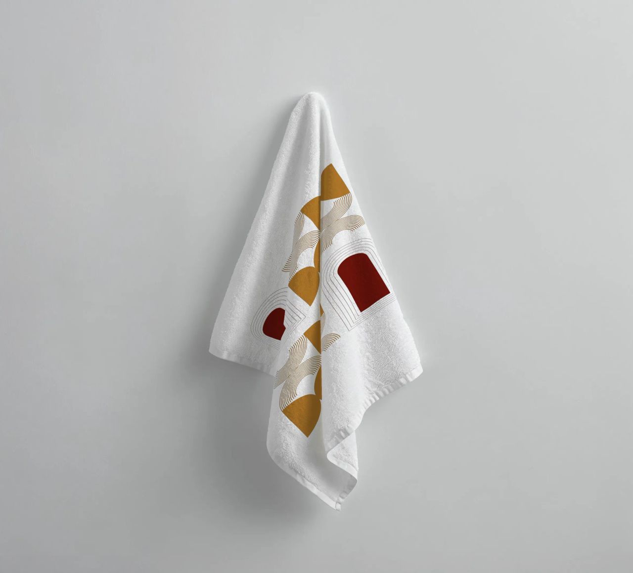 Modern Minimalist Simple Aesthetic towel by YSV MINIMALIST